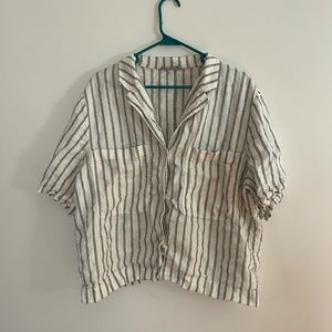 Everlane Linen striped shirt